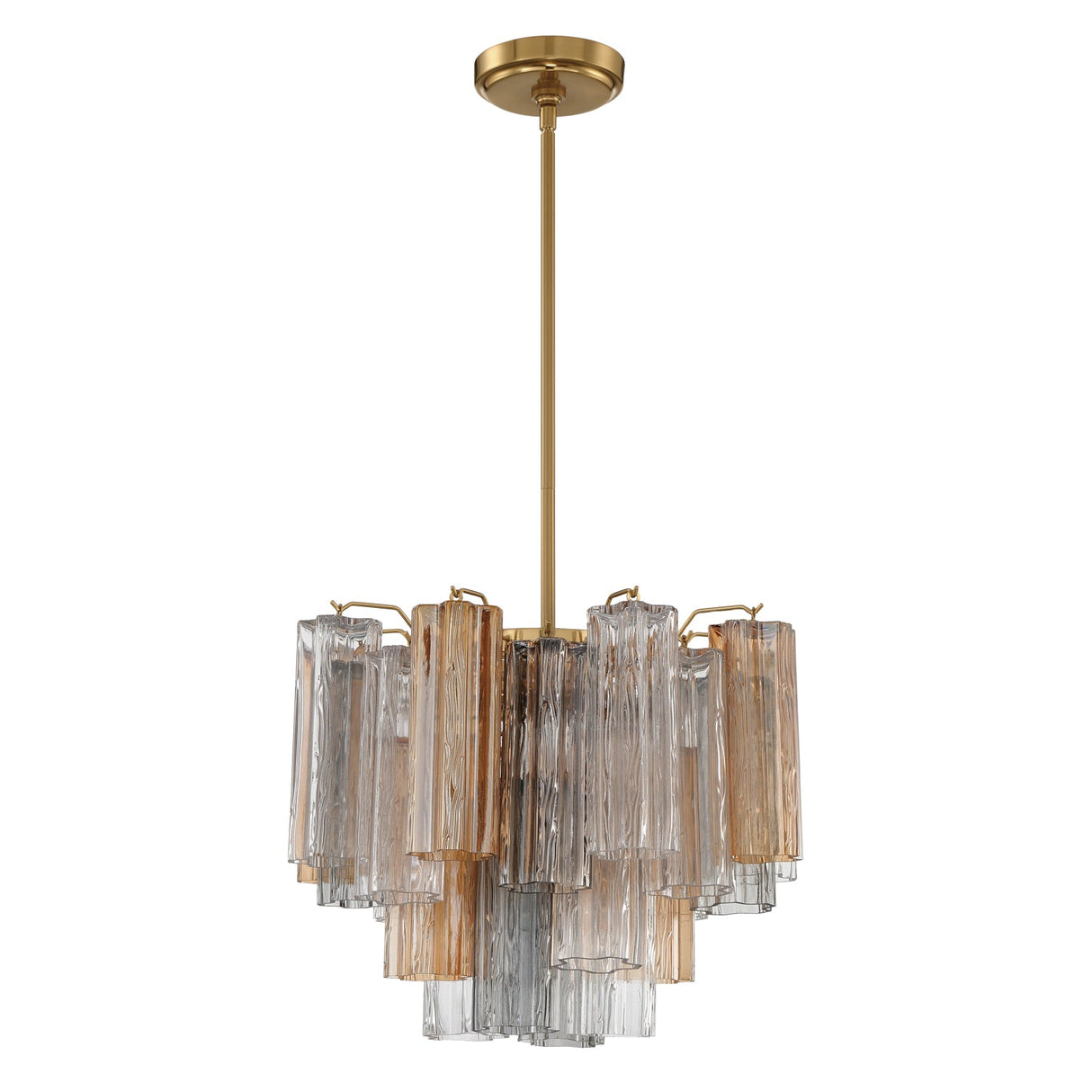 Addis 4 Light Aged Brass Chandelier ADD-300-AG-AM