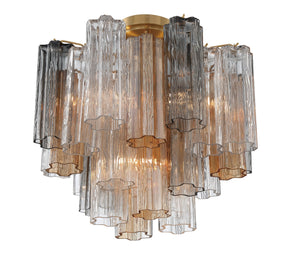 Addis 4 Light Aged Brass Semi Flush Mount ADD-300-AG-AM_CEILING