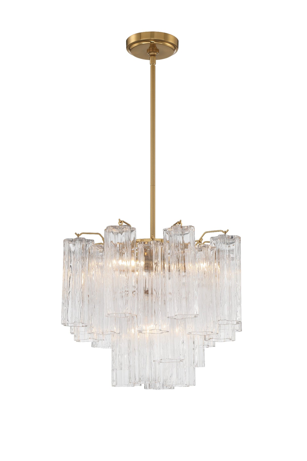 Addis 4 Light Aged Brass Chandelier ADD-300-AG-AM