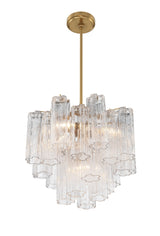 Addis 4 Light Aged Brass Chandelier ADD-300-AG-AM