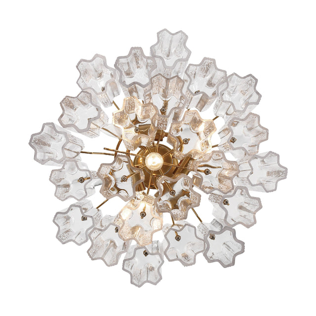 Addis 4 Light Aged Brass Chandelier ADD-300-AG-AM