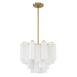 Addis 4 Light Aged Brass Chandelier ADD-300-AG-AM