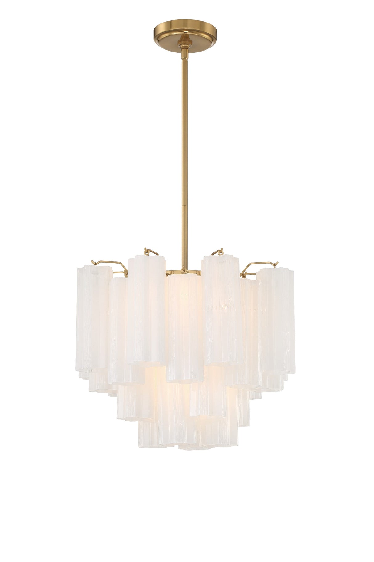 Addis 4 Light Aged Brass Chandelier ADD-300-AG-AM