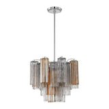 Addis 4 Light Aged Brass Chandelier ADD-300-AG-AM