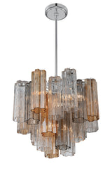 Addis 4 Light Aged Brass Chandelier ADD-300-AG-AM