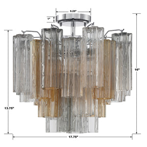 Addis 4 Light Aged Brass Semi Flush Mount ADD-300-AG-AM_CEILING