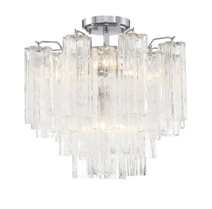 Addis 4 Light Aged Brass Semi Flush Mount ADD-300-AG-AM_CEILING