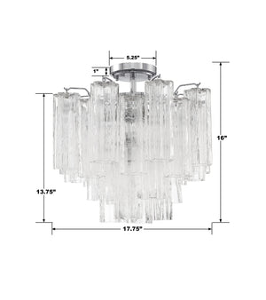 Addis 4 Light Aged Brass Semi Flush Mount ADD-300-AG-AM_CEILING