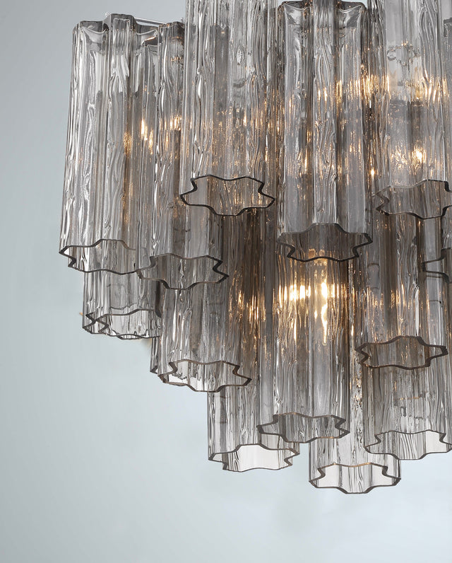 Addis 4 Light Aged Brass Chandelier ADD-300-AG-AM