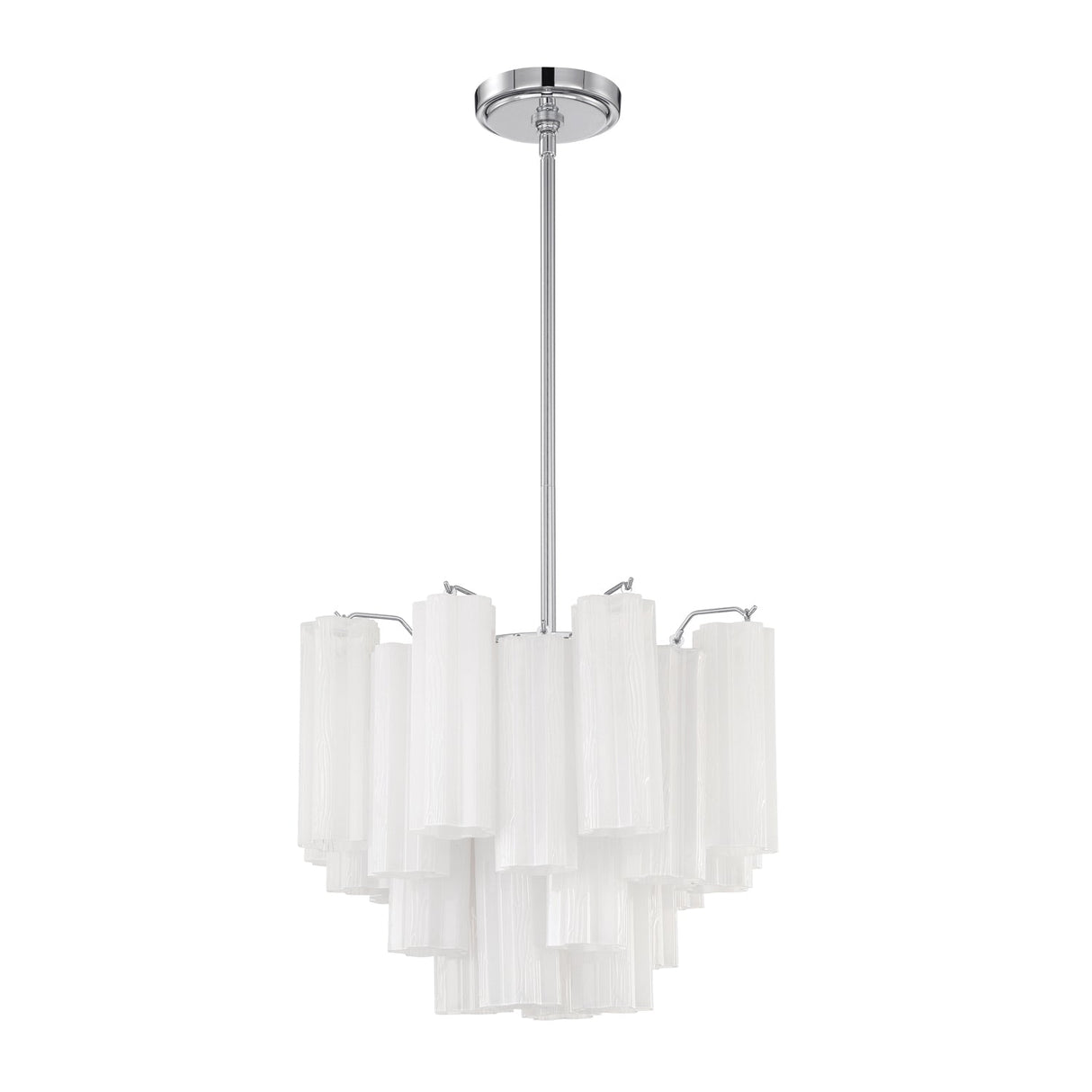 Addis 4 Light Polished Chrome Chandelier ADD-300-CH-WH