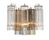 Addis 2 Light Aged Brass Sconce ADD-302-AG-AM