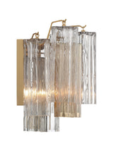 Addis 2 Light Aged Brass Sconce ADD-302-AG-AM