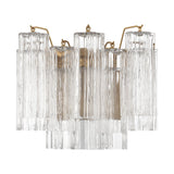 Addis 2 Light Aged Brass Sconce ADD-302-AG-AM