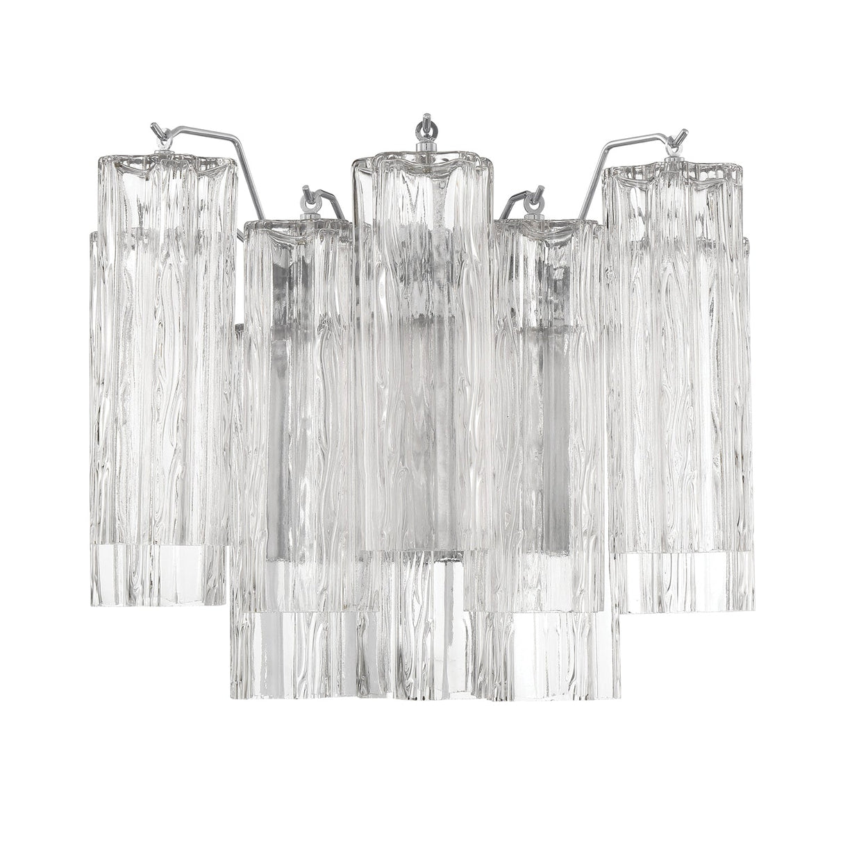 Addis 2 Light Polished Chrome Sconce ADD-302-CH-CL