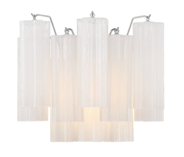 Addis 2 Light Aged Brass Sconce ADD-302-AG-AM