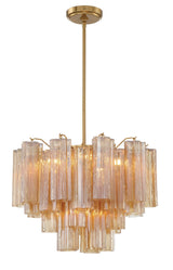 Addis 6 Light Aged Brass Chandelier ADD-306-AG-AM