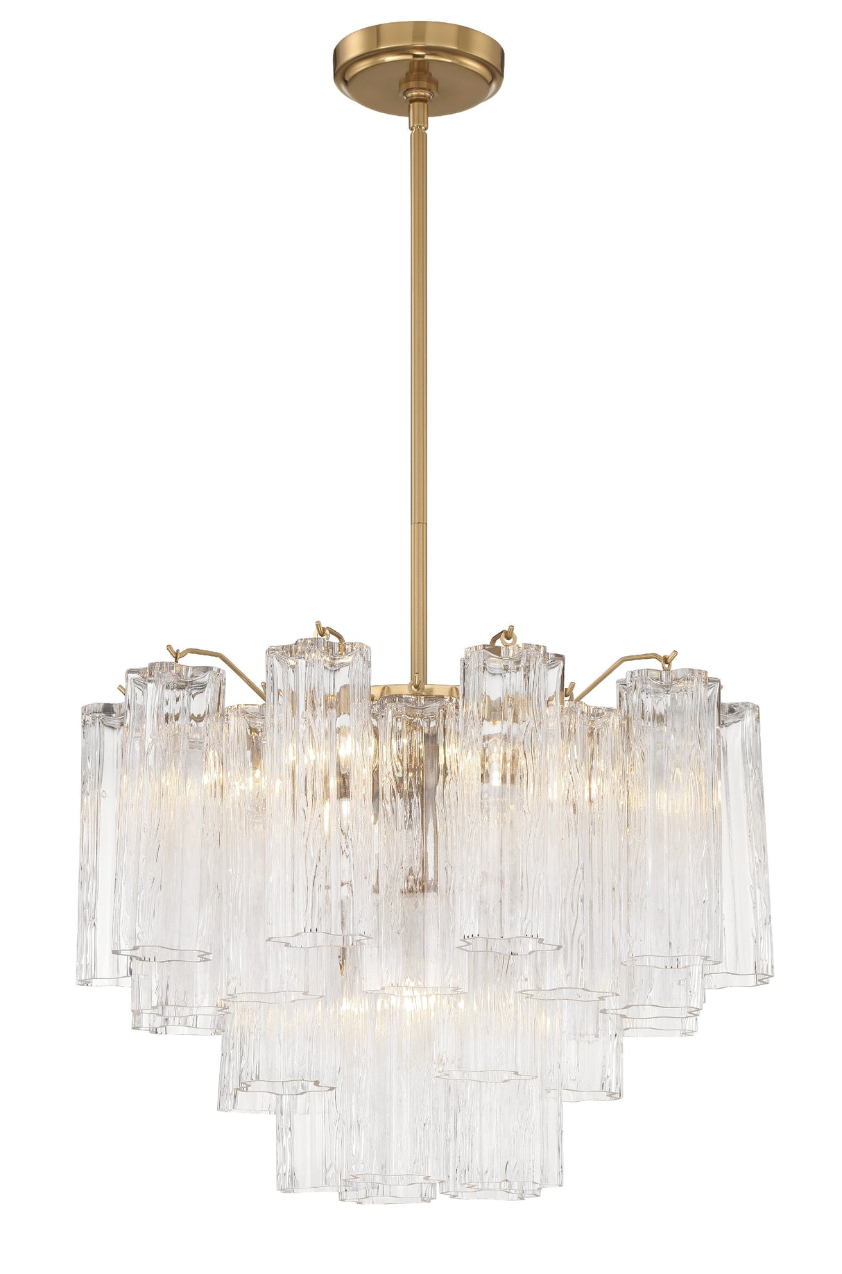 Addis 6 Light Aged Brass Chandelier ADD-306-AG-AM