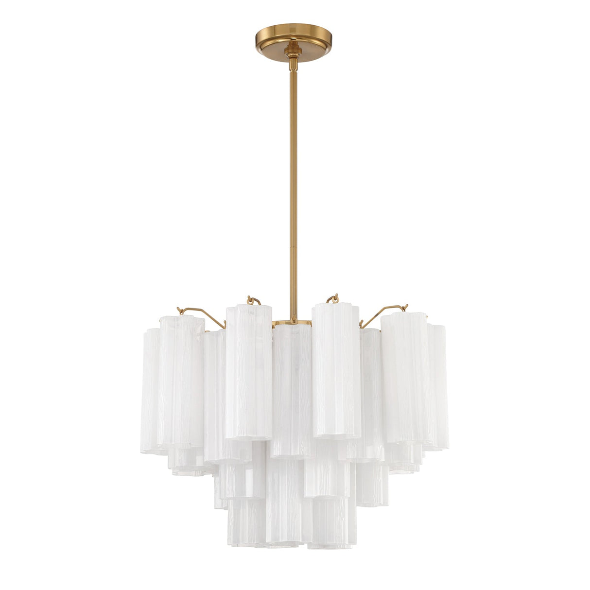 Addis 6 Light Aged Brass Chandelier ADD-306-AG-AM