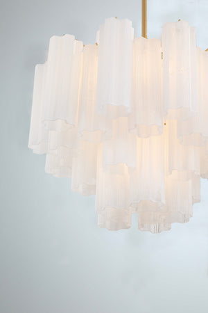 Addis 6 Light Aged Brass Chandelier ADD-306-AG-AM