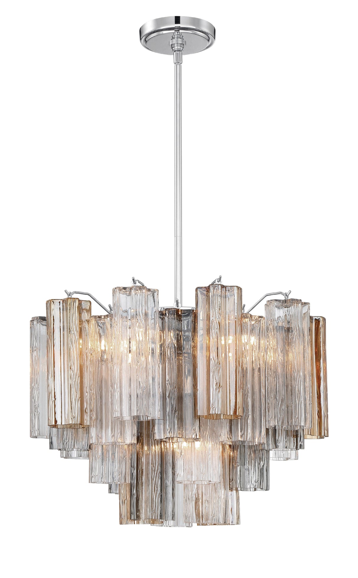 Addis 6 Light Aged Brass Chandelier ADD-306-AG-AM