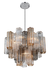 Addis 6 Light Aged Brass Chandelier ADD-306-AG-AM