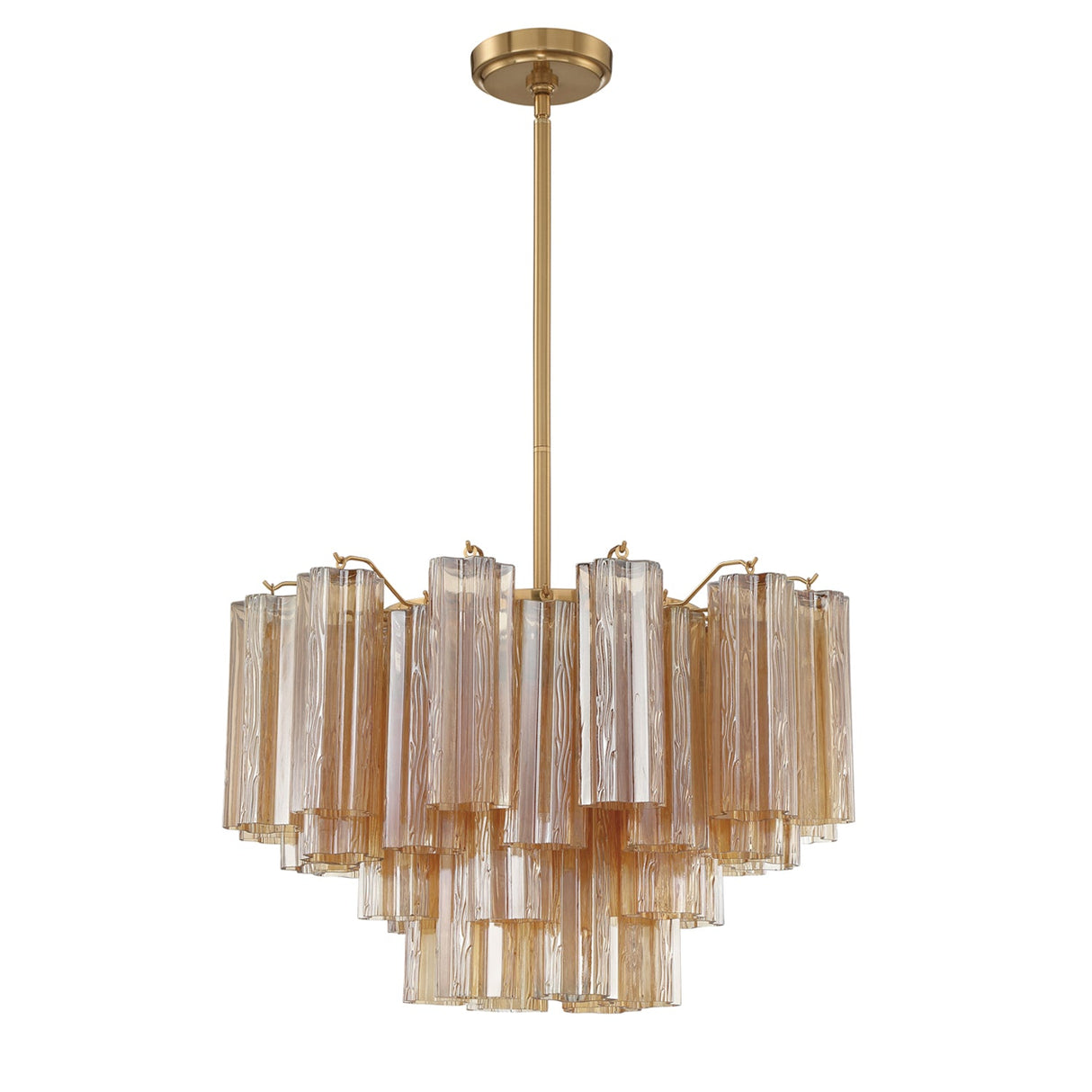 Addis 9 Light Aged Brass Chandelier ADD-308-AG-AM