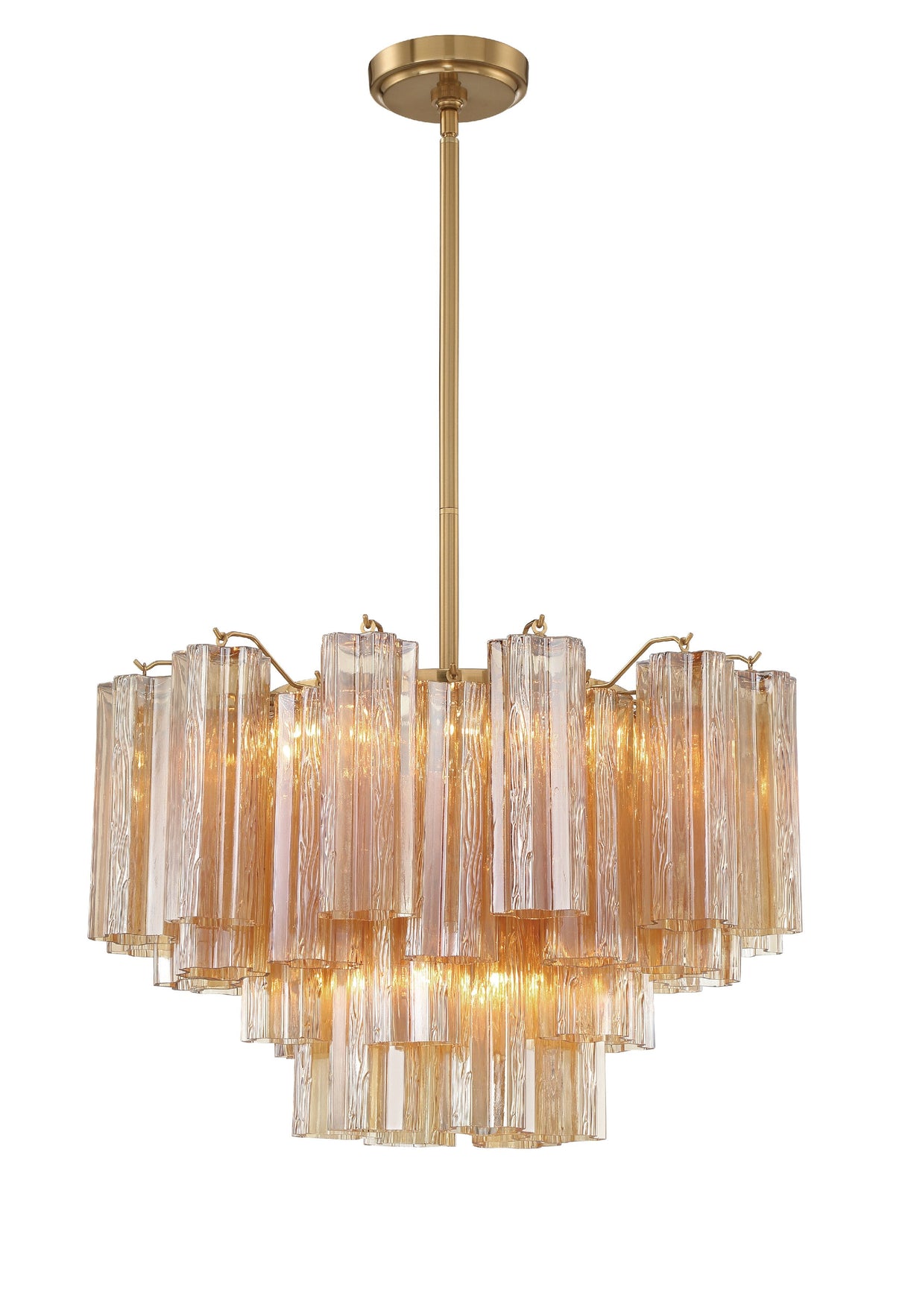 Addis 9 Light Aged Brass Chandelier ADD-308-AG-AM