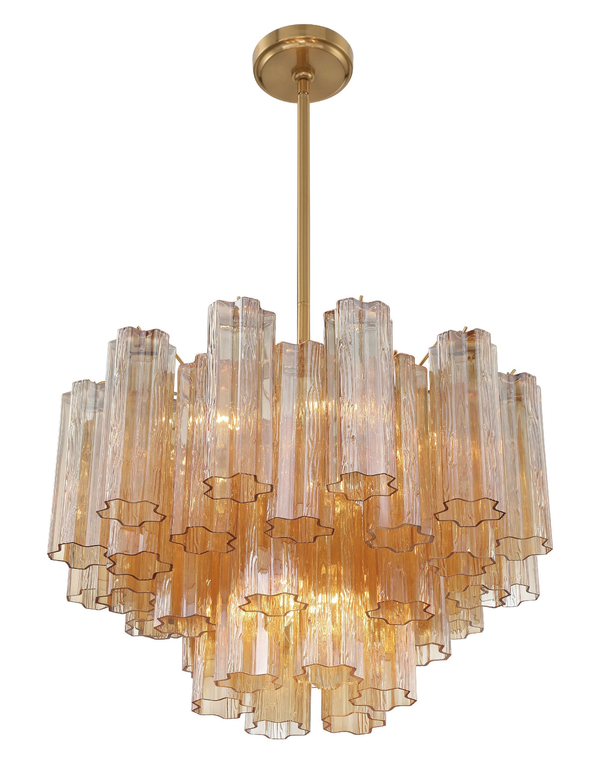 Addis 9 Light Aged Brass Chandelier ADD-308-AG-AM