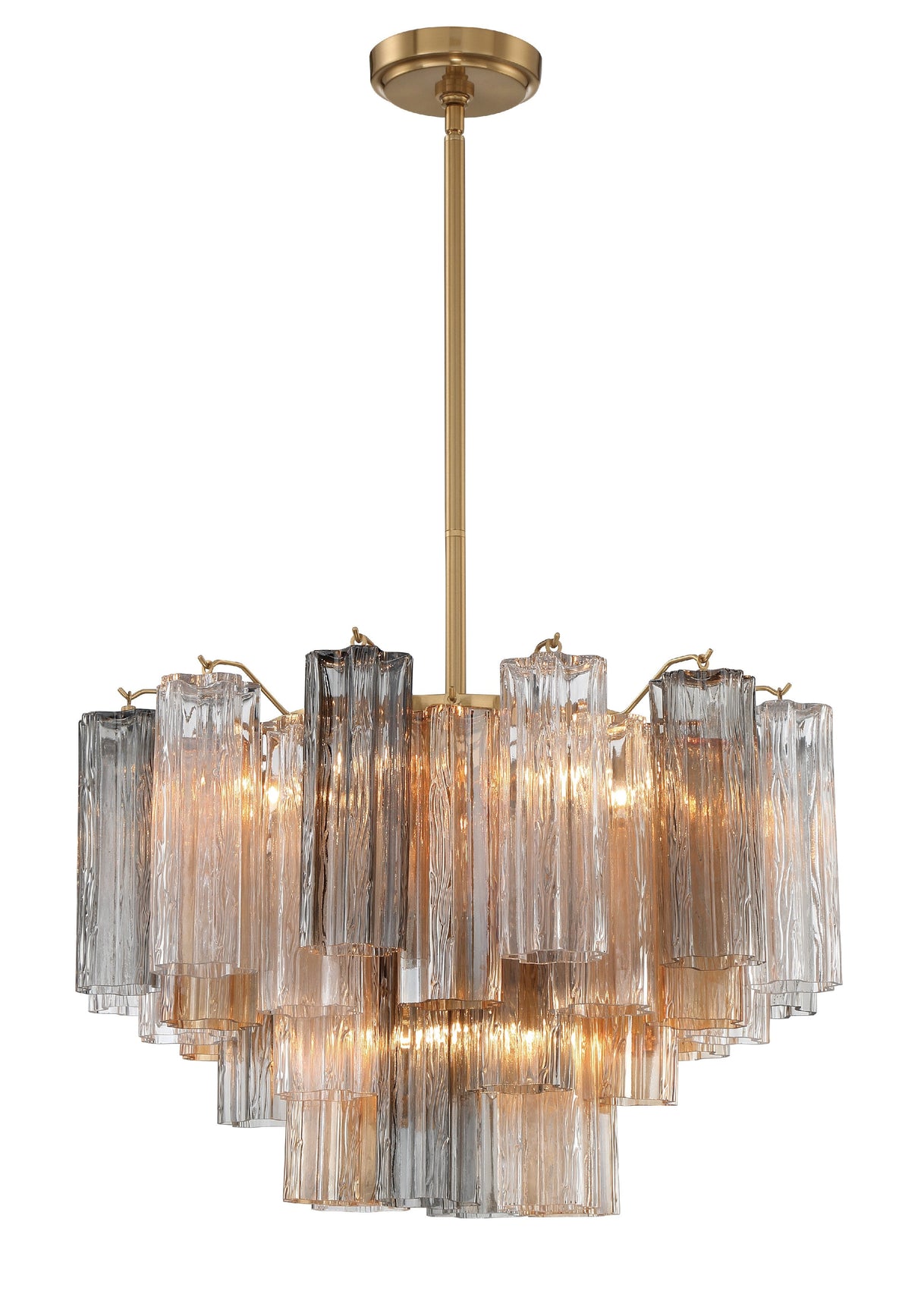 Addis 9 Light Aged Brass Chandelier ADD-308-AG-AM