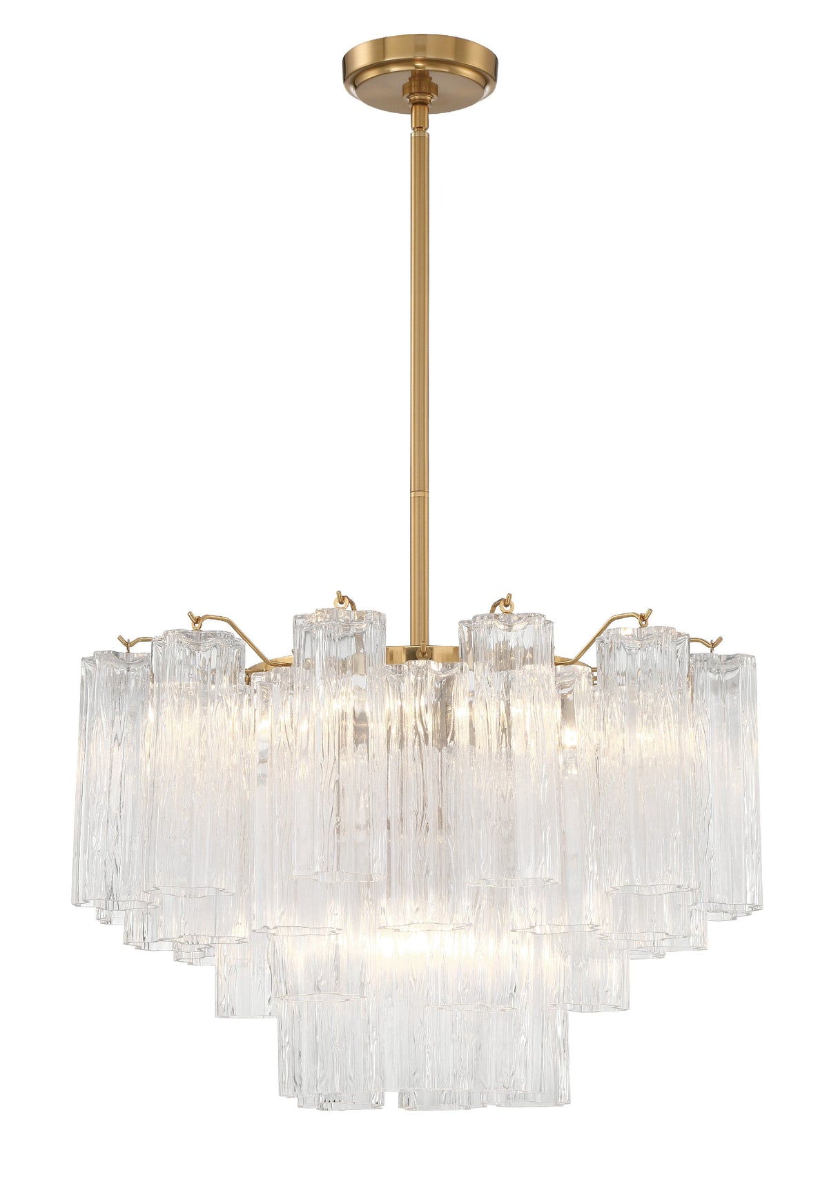 Addis 9 Light Aged Brass Chandelier ADD-308-AG-AM