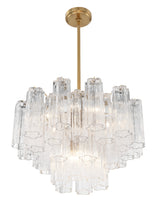 Addis 9 Light Aged Brass Chandelier ADD-308-AG-AM