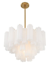 Addis 9 Light Aged Brass Chandelier ADD-308-AG-AM