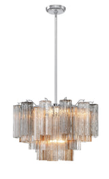 Addis 9 Light Aged Brass Chandelier ADD-308-AG-AM