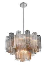 Addis 9 Light Aged Brass Chandelier ADD-308-AG-AM