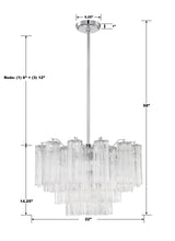 Addis 9 Light Aged Brass Chandelier ADD-308-AG-AM