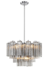 Addis 9 Light Aged Brass Chandelier ADD-308-AG-AM