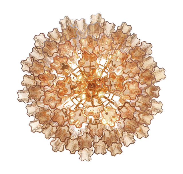 Addis 12 Light Aged Brass Chandelier ADD-312-AG-AM