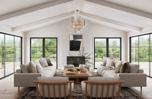 Addis 12 Light Aged Brass Chandelier ADD-312-AG-AM