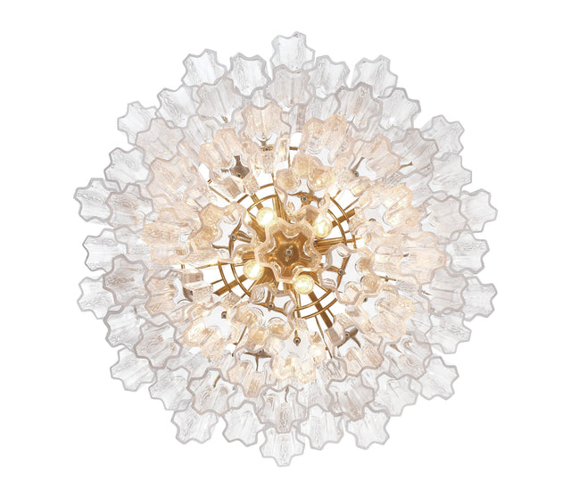 Addis 12 Light Aged Brass Chandelier ADD-312-AG-AM