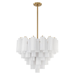 Addis 12 Light Aged Brass Chandelier ADD-312-AG-AM