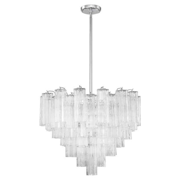 Addis 12 Light Aged Brass Chandelier ADD-312-AG-AM