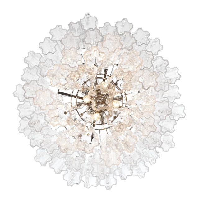 Addis 12 Light Aged Brass Chandelier ADD-312-AG-AM
