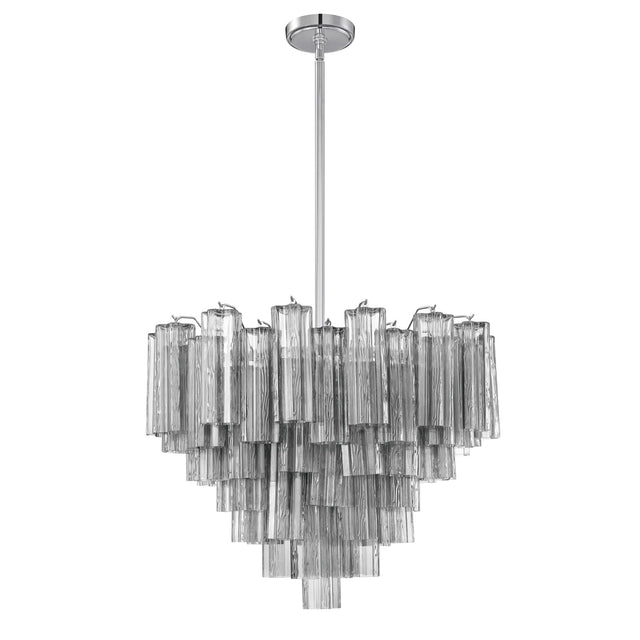 Addis 12 Light Aged Brass Chandelier ADD-312-AG-AM