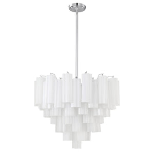 Addis 12 Light Aged Brass Chandelier ADD-312-AG-AM