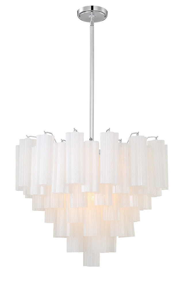 Addis 12 Light Aged Brass Chandelier ADD-312-AG-AM