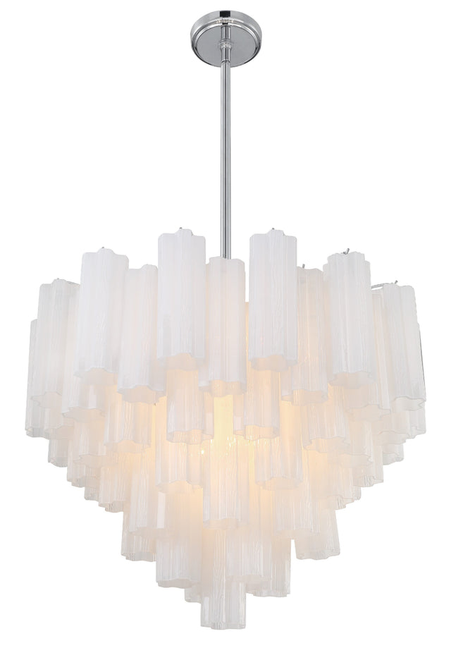 Addis 12 Light Aged Brass Chandelier ADD-312-AG-AM
