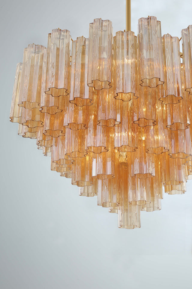 Addis 16 Light Aged Brass Chandelier ADD-316-AG-AM