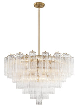 Addis 16 Light Aged Brass Chandelier ADD-316-AG-AM