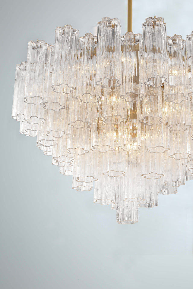 Addis 16 Light Aged Brass Chandelier ADD-316-AG-AM