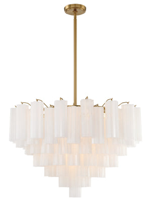 Addis 16 Light Aged Brass Chandelier ADD-316-AG-AM